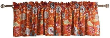 Greenland Home Astoria Window Valance, Spice 84" x 19"