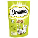 Dreamies Cat Treats, Tasty Snacks with Tempting Tuna, 8 Pouches of 60 g