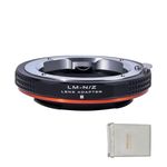 PHOLSY Lens Mount Adapter Compatible with Leica M LM, Zeiss ZM, Voigtlander VM Mount Lens Compatible with Leica M to Nikon Z Mount Camera Body for Nikon Z fc, Z30, Z9, Z8, Z6II, Z7II, Z6, Z7, Z5, Z50