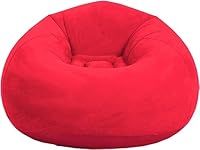 YtotY Beanless Bag Inflatable Chair, Air Sofa Outdoor Inflatable Lazy Sofa Chair No Filler,Washable Couch Bean Bag Chair Folding,for Organizing Plush Toys Or Memory Foam (Red)