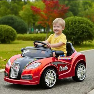 Tycoon Electric Car for Kids | Big Ride-On Car Toy to Drive with 12V Battery, 4 Motor Power, RGB Lights, Music, Suspension & Parental Remote Control | Smooth Ride for Boys & Girls 2–8 Years