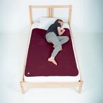 PeapodMats Bedwetting Waterproof Bed Mat, Reusable 3x5 Plum