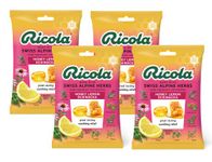 Ricola Honey Lemon w/Echinacea Herbal Cough Suppressant Throat Drops, 19ct Bag (Pack of 4)