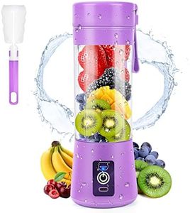 Portable Blender, MIAOKE Personal Mini Juice Blender, USB Rchargeable Juicer Cup with Six Blades in 3D, Smoothie Blender Home/Office/Outdoors