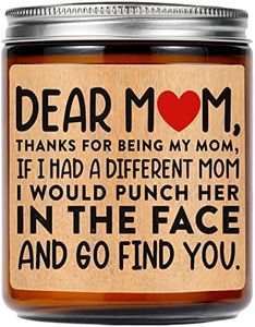 Gifts for Mom from Daughter,Son - - birthday gifts- Mothers Day Gifts for Step Mom,Mother in Law,Elderly Mom - Soy Wax Candles