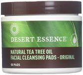 Desert Essence Natural Tea Tree Oil Facial Cleansing Pads - Original - 50 Pads