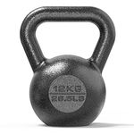 PROIRON Cast Iron kettlebell Weight for Home Gym Fitness & Weight Training (4KG-24KG)(1 x 12KG)