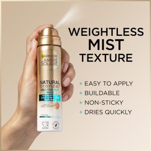 Garnier Natural Bronzer Face Mist, 75ml – Instant Glow Spray