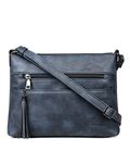 MASINTOR Crossbody Bags for Women, Lightweight Medium Crossbody Purse, Soft Leather Women's Shoulder Handbags with Tassel for Shopping or Travel