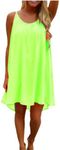 Colisha Womens Spaghetti Strap Neon