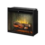 Dimplex Revillusion® 24" Built-in Firebox (Model: RBF24DLXWC), 5118 BTU, 120 Volt, 1500 Watt, Weathered Concrete