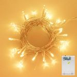 ANJAYLIA 20Ft 40 LED Fairy String Lights Battery Operated, Waterproof Twinkle Christmas Tree Lights with 2 Modes for Christmas Indoor Outdoor Garden Wedding Home Decoration Warm White