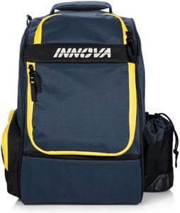 Innova Adventure Pack Disc Golf Backpack 2023 – Holds 25 Discs – Includes Mini, Disc Golf Bag (Blue)