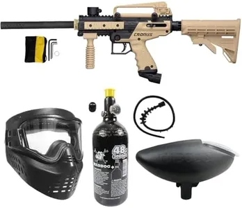 Maddog Tippmann Cronus Tactical Bronze HPA Paintball Gun Marker Starter Package - Black / Tan