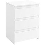 Yaheetech Nightstand with 3 Drawers