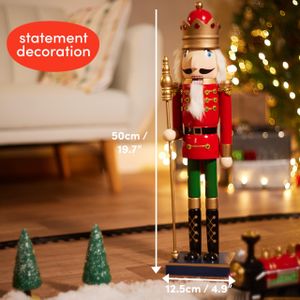 Twiddlers Large Nutcracker Ornament – 50cm Christmas Decoration