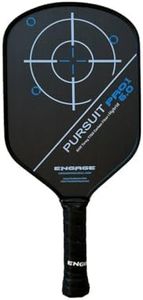 Engage Pursuit Pro1 6.0 Hybrid Pickleball Paddle - Raw T700 Carbon Fiber, MachPro Core, Hybrid Shape, Unmatched Power, Spin & Control, USAPA Approved, (Carbon-Sky, Hybrid)