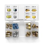 Fitting Assortment 1/4" Tube Nut, Union, Adapter, 8 SKU