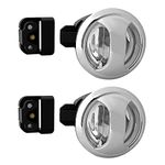 ISURE MARINE Novibra Panel Latches Knob Type Door Lock, Open Type Door Lock, Anti Noise and Bounce Lock for Boat, RV, Drawer, Cabinet Doors, etc