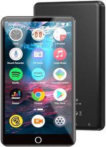 96GB MP3 Player with Bluetooth and WiFi, 4.02" IPS Touchscreen HiFi Sound Music Player with Spotify, Audible, Amazon Music, Deezer, Android Mp4 Mp3 Player with Speaker, MP3 Player for Kids