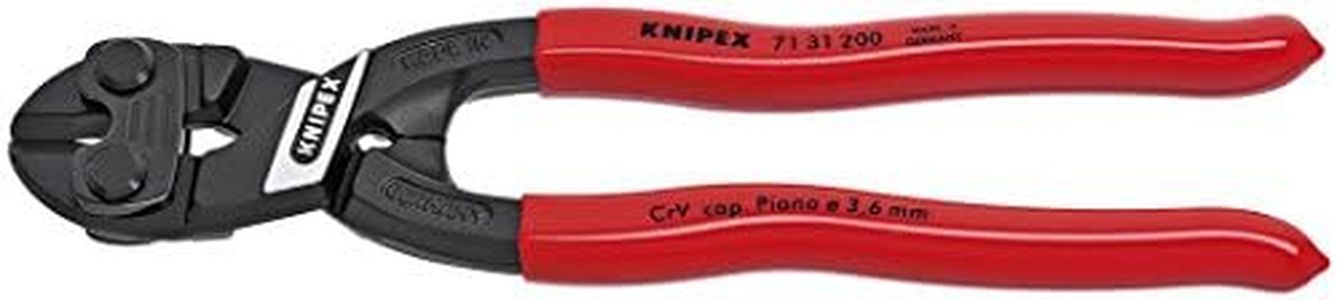 KNIPEX - 71 31 200 Tools - CoBolt Compact Bolt Cutter With Notched Blade (7131200), 8-Inch