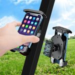 Roykaw Golf Cart Magnetic Phone Holder Mount Ultra-Strong Magnet，Compatible with EZGO/Club Car/Yamaha Square Tube Golf Cart, Compatible with iPhone/Galaxy/Google Pixel，One-Hand Operation