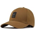 Baseball Cap for Men Big Head Hats Oversize XXL Cotton Caps Plus Size Sports Hat Adjustable Khaki