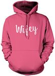 Wifey Unisex Hoodie - Pink X-Large