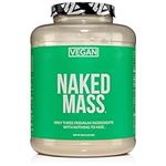 Naked Vegan Mass – Natural Vegan Weight Gainer Protein Powder – 8lb Bulk, GMO Free, Gluten Free, Soy Free & Dairy Free. No Artificial Ingredients – 1,230 Calories – 11 Servings