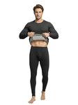 Lux Cozi HEATEK Men's Round Neck Full Sleeve Thermal Set_HEATEK_888_FSO_TRO_BLK_90_Set