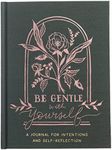 Graphique Self-Care Journal - Positive Self - 256 Pages - Weekly Quote & Daily Fill in Interiors - Hardbound Fabric Cover - Ribbon Marker (6" x 8")