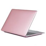 GIOIA BAZAAR Case for MacBook, Plastic Hard Shell Case Cover Compatible with MacBook Pro 13 inch(2020 2019 2018 2017 2016 Release) A2338 M1 A2289 A2251 A2159 A1989 A1706 A1722(Metallic Rose Gold)