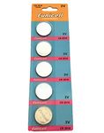 Hillflower 5 pcs CR2016 Card Blister 2016 BR2016 3V Lithium Battery Plus Hillflower Extra Coupon