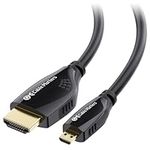 Cable Matters High Speed HDMI to Micro HDMI Cable 10 ft (Micro HDMI to HDMI) 4K Resolution Ready