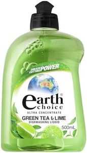 Green Tea and Lime Concentrate Dishwashing Liquid 500 ml, Earth Choice