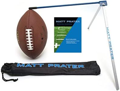 Murray Sporting Goods Matt Prater Premium Football Kicking Tee Holder - Football Training Accessory for Field Goal Kickers - Kicking Tee Storage Bag & Downloadable PDF Included