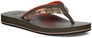 Sanuk Men's Ziggy X Mo Flip-Flop, O