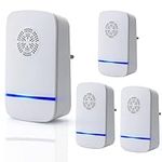 Ultrasonic Pest Repeller, 4 Packs Electronic Plug In Repellent Indoor, Mouse Repellent Harmless to Pets and Human, Pest Control for Mice Spiders, Ants, Bug, Mosquito, Cockroach, Rodents, Flies