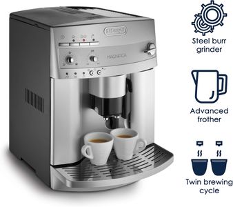DeLonghi Magnifica Espresso Machine – Silver Coffee Maker