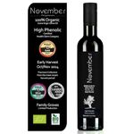 November Polyphenols organic olive oil - Early harvest - Fresh harvest - Bio - Premium extra virgin - Cold extracted - High Phenolic EVOO - Greek - 500 ml