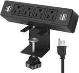 VILONG Desk Clamp Power Strip with 