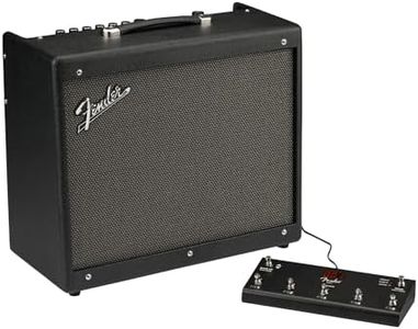 Fender Mustang GTX100 Guitar Amp and 7 Button Footswitch, 100 Watts, with 2-Year Warranty Integrated Looper, Bluetooth Audio Streaming for Play Along, 24.5Dx21.05Wx13.05H Inches, Black