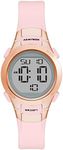 Armitron Sport Women's Digital Chronograph Resin Strap Watch, 45/7012, Pink/Rose Gold, 45/7012RGP