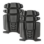 Hmyl Easy Knee Pad Inserts for Work Pants, Uniforms, and Tactical Pants, Breathable Knee Pad Inserts for Garden, Construction, Floor, Cleang, and Garage 9.3''×6.5''×1'', Black