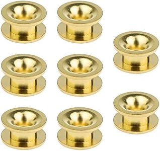 ECSiNG 8pcs Universal 2 Line Grass Trimmer Head Brass Eyelets 5mm Slot Gap Outdoor Power Tools Replacement Parts Accessories for Agricultural And Garden