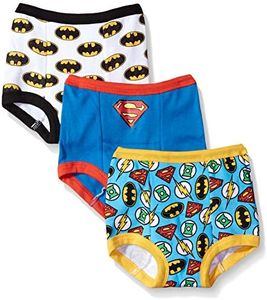 DC Comics Baby Boys Toddler Superman, Batman and More Pants Training Underwear, Jlb3pk, 2T US