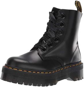 Dr. Martens Women's Molly Fashion Boot, Black Buttero, 8