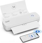 SEZNIK Portable Wireless Inkless A4 Paper Printer | Portable Mini Printer | USB, Bluetooth Printer Compatible with Android iOS Mobile Laptop |1Year Warranty (Classic-203dpi-White)