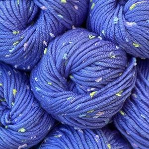 Tweed Twinkles Soft Baby Yarn for Crocheting, 8 Skeins, 696Yds/400G, Free Patterns - Acrylic Baby Blanket Knitting Yarn with Flecks - Size 3 DK Light Worsted Weight - Periwinkle Purple