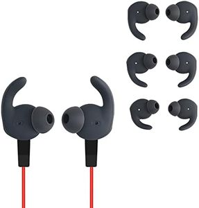 kwmobile 6X Silicone Cover Compatible with Huawei AM61 xSport - 3 Sizes - Cover with Hook for Earphones - Grey